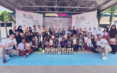 SMP Negeri 3 Majene Kembali Raih Juara Umum di Lomba Gradasi SMADAMA 2025